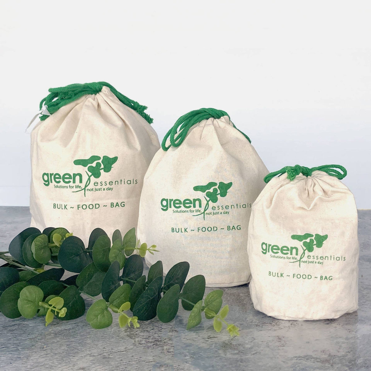 Certified Organic Cotton Bulk Food Bag with Drawstring