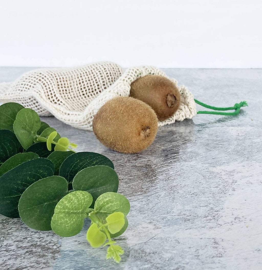 Organic Cotton Produce Bag Set - 3 pack