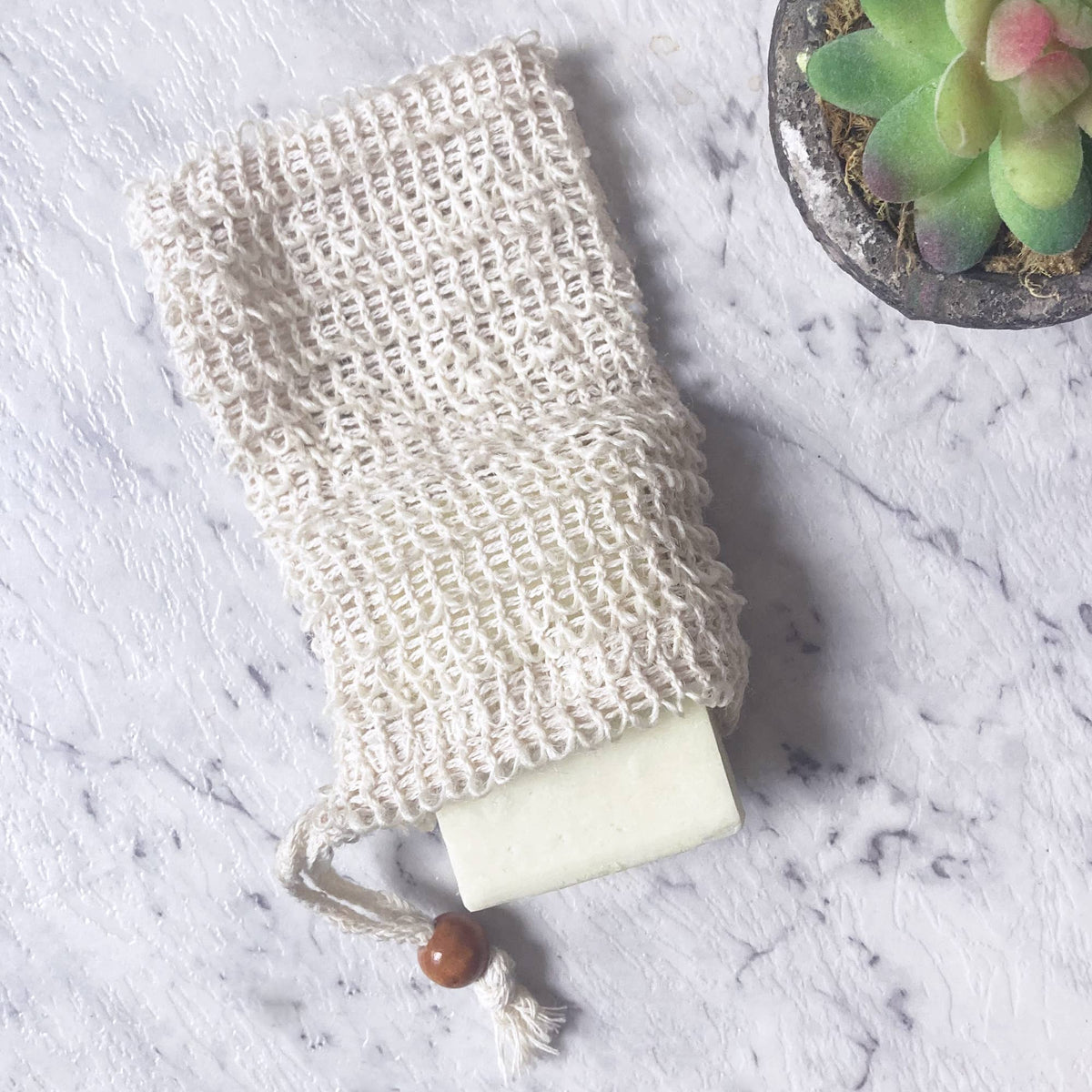 Sisal Soap Pouch