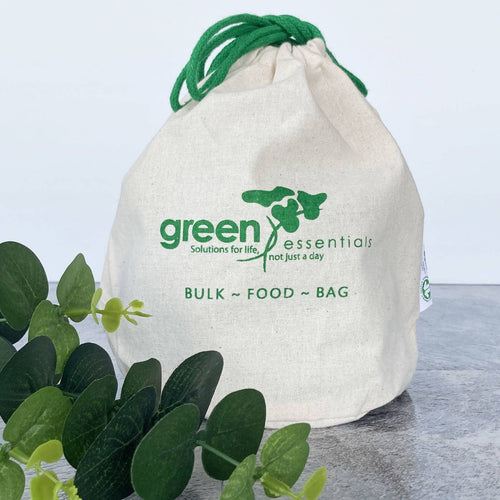 Certified Organic Cotton Bulk Food Bag with Drawstring