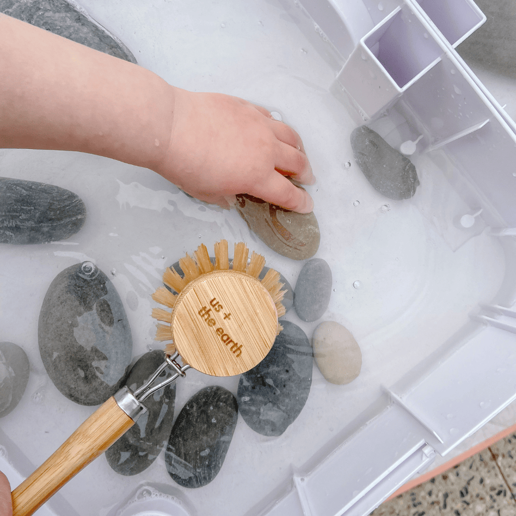 Natural Fibre Dishwashing Brush