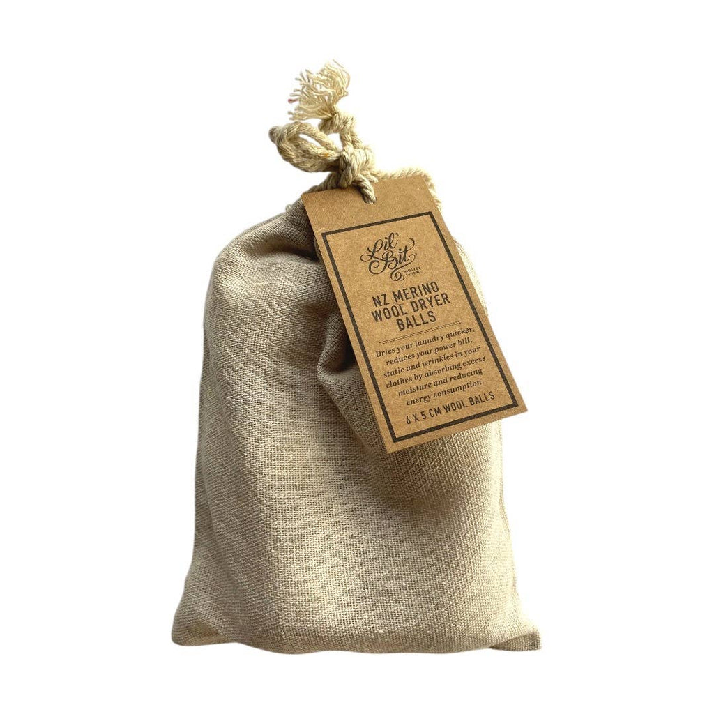 Wool Dryer Balls (6) - 100% NZ Merino, plastic free