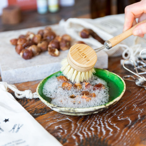 Natural Fibre Dishwashing Brush