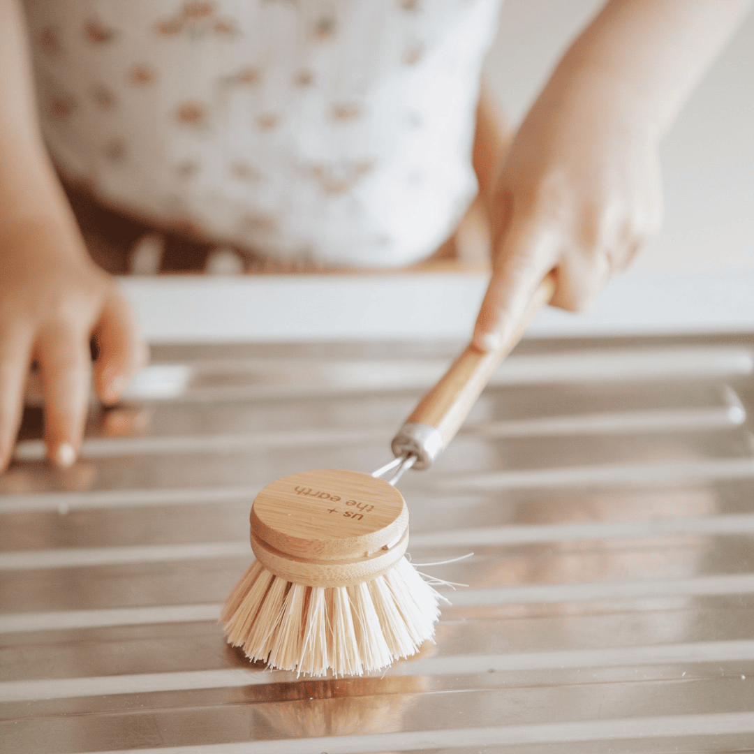 Natural Fibre Dishwashing Brush