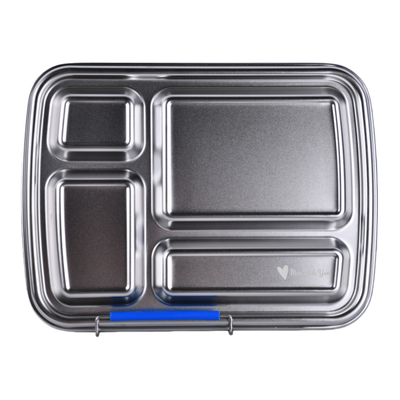 Mighty Stainless Steel Lunchbox – 4 Compartments (1040ml) – Blue